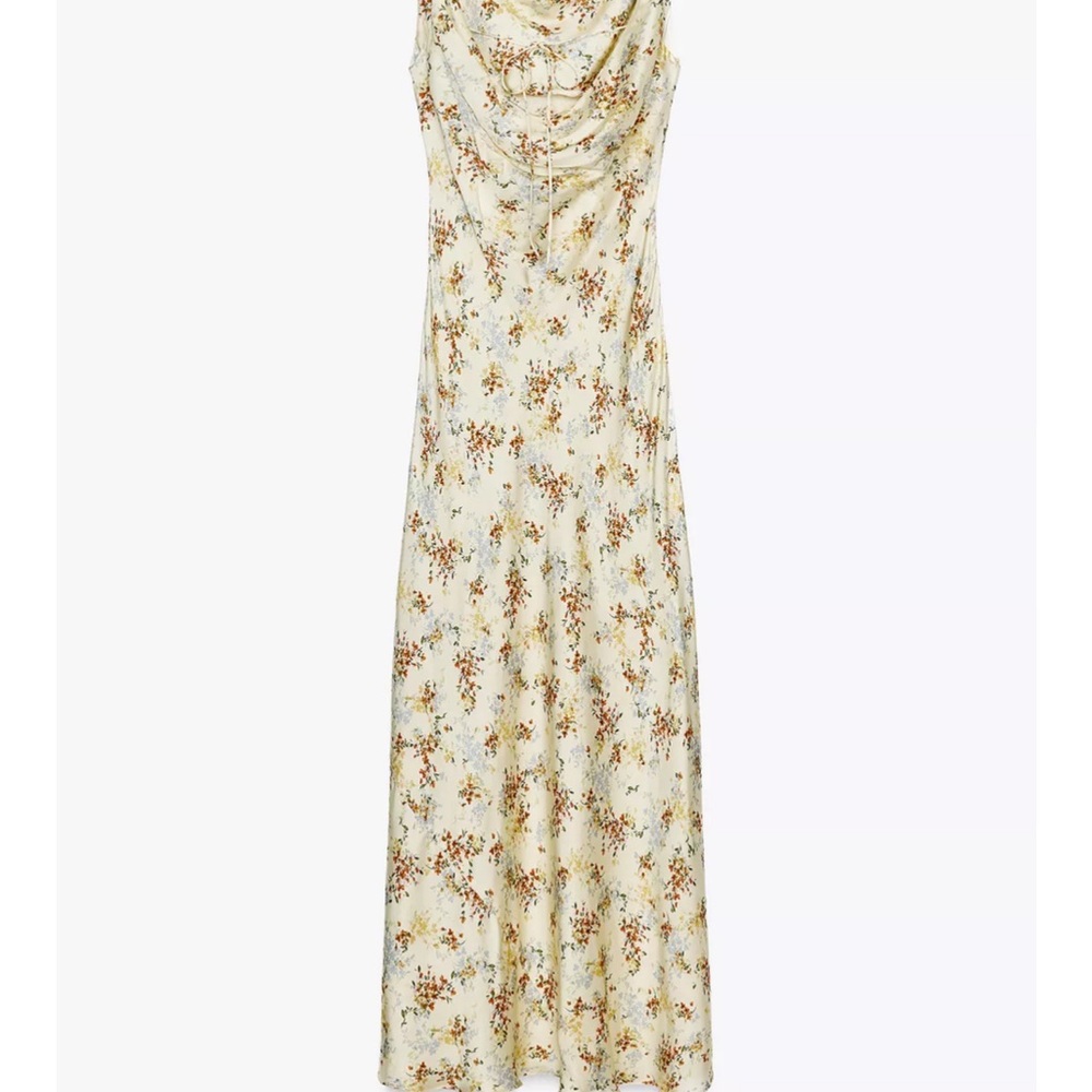 ZW COLLECTION PRINTED SATIN DRESS - Picture 5 of 5